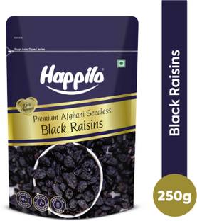 Happilo Premium Afghani Seedless Black Raisins