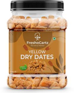 FreshoCartz Yellow Dry Dates | Chuhara | Pili Kharak | Khajoor | Dry Fruits Dates | Dates