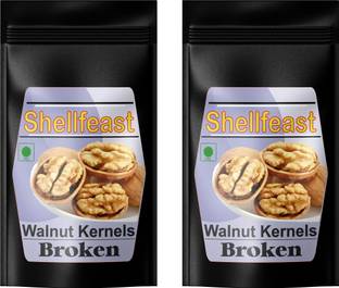 Shellfeast Walnuts Kernels Broken Vacuum Packed| Akhrot Giri Tukda| New Crop Walnuts Walnuts