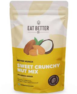 EAT BETTER CO Sweet Crunchy Nut Mix - Better Munch - Roasted & Chopped – Healthy Snack Assorted Nuts
