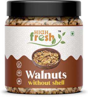 HighFresh 100% Natural Walnut Kernels | Akhrot Giri | Healthy Snack & Brain Food Jar | Walnuts