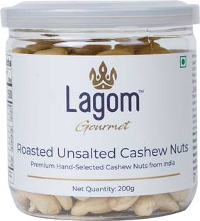 Lagom Gourmet Roasted Unsalted Cashew Nuts || Cashews