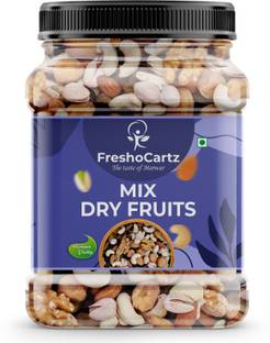 FreshoCartz Dry Fruits and Nuts | Dry Fruits Mix | Panchmeva Dry Fruits | Almonds, Apricots, Cashews, Raisins, Amla, Walnuts