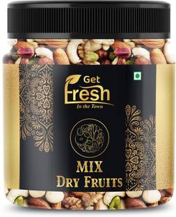 Get Fresh Dry Fruits Nut Mix Black & Green Raisin, Almonds, Cashews, Apricots, Pistachios, Walnuts