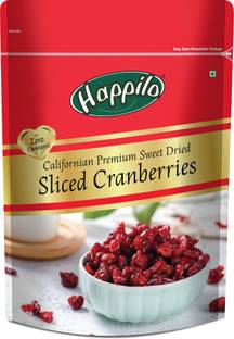 Happilo Californian Premium Sweet Dried Sliced Cranberries