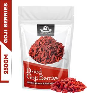 NATURE YARD Goji Berry Dry Fruit -Antioxidant Rich Berry / Naturally Dried Fruit/Whole Dried Goji Berries