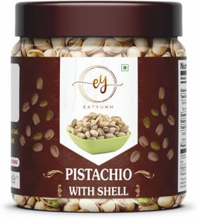 eatyumm Premium Salted|Roasted Pistachios 250Grams(Jar Pack)|Pista|Namkeen|Inshell Pistachios
