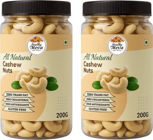 healthymeva PACK OF 2 (200X2) 400G Cashews