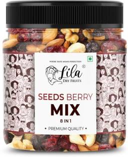 lila dry fruits Premium Seed Berry Mix 1Kg Jar Pack|Immunity Booster Superfood|Healthy SuperMix Assorted Seeds & Nuts