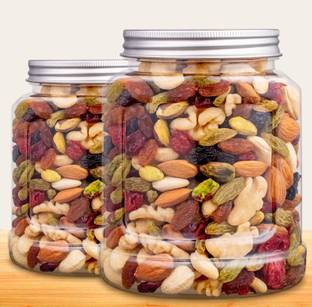 Organic Grocery MixDryFruit|Panchmeva|250G|JAR|Almonds,Cashews,Raisins,Dry Dates,Pistachios,Figs Assorted Seeds & Nuts