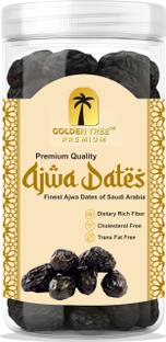 Golden Tree Premium Ajwa Dates, Khajur, Khajoor, Juicy & Delicious Khajoor, Instant Energy Dry Dates