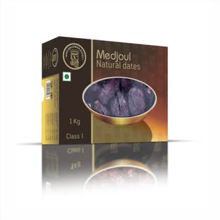 King Solomon Medjoul Natural Dates Jumbo 1 kg | Khajoor or Khajur | Zero Preservatives Dates