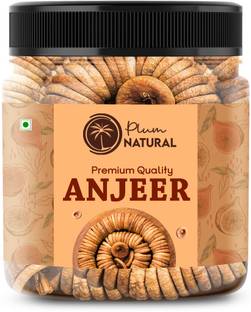 Plum Natural Premium Afghani Anjeer Dry Fruits | Dried Figs 250g Jar Pack | Weight Loss Figs
