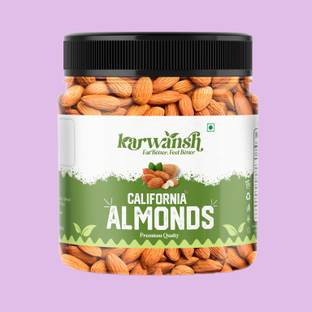 KARWANSH Californian Almonds / Badam / Healthy and Tasty Dry Fruits Delicious Snack Almonds