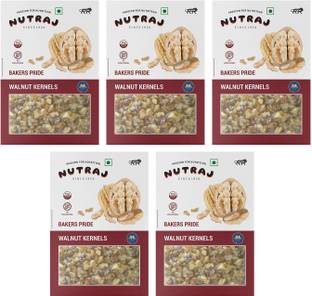 Nutraj Bakers Pride Walnuts Kernels 1.25kg (250g x 5)(6-8 Pieces), Akhrot Giri 1.25kg Walnuts