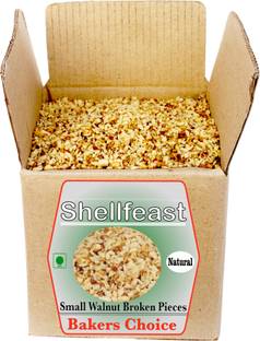 Shellfeast Broken Walnuts Small Pieces For Sweets Bakery Confectioneries ,Tukda Akhrot Giri Walnuts