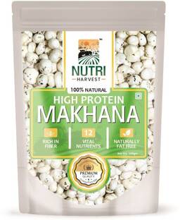 Nutri Harvest PREMIUM MAKHANA,LOTUS PUFF, FOXNUT Fox Nut