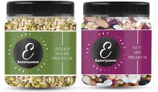 Eatoriyumm Combo Pack [Nutmix + Mixed Seeds] [Healthy & Nutritious ]