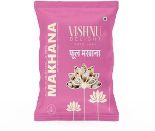 VISHNU DELIGHT Lotus Seeds Phool Makhana Healthy Snacks |Rich in Nutrients|Full of Antioxidants Fox Nut