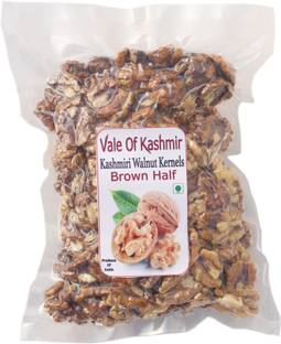 vale of kashmir Walnut Kernels Brown Half Vacuum Packed , Akhrot Giri Walnuts Without Shell Walnuts