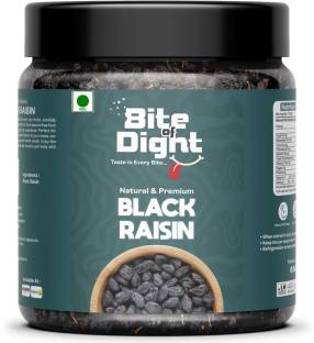 Bite Of Dight Premium Seedless Black Raisins 250gm Raisins