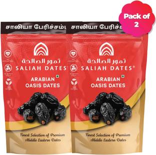 SALIAH DATES Black Khajoor for Strong Bone,Dry Fruits,Healthy Snacks,100% Fresh & Natural Dates