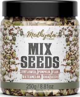 Medhyata Mix Seeds for Immunity Booster Chia, Flax, Pumpkin, Sunflower, Watermalon Seeds Assorted Seeds & Nuts