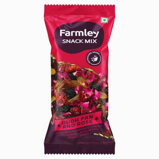 Farmley Snack Mix Dry Fruits- Oudh Pan & Rose , Black Currant, Cranberries, Dates, Raisins