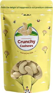 Crunchy cashews 100% Natural Plain Premium Whole Cashews | 400 gm | Whole Kaju Cashews