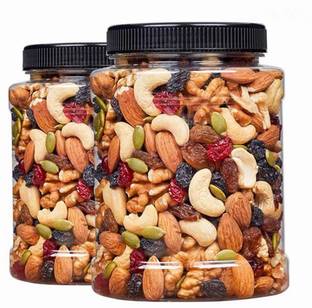 DRYDELIGHT International Premium Mix Dry Fruit | Healthy & Tasty | Almonds, Cashews, Raisins, Apricots, Kiwi, Cranberries, Dates, Assorted Seeds & Nuts