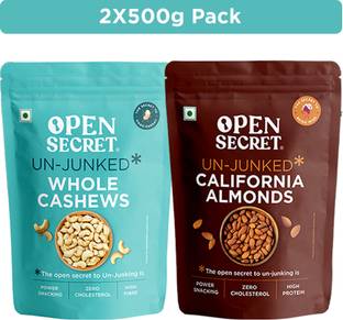 OPEN SECRET Premium Dry Fruits Combo � Kaju Cashews, Badam Almonds Assorted Nuts