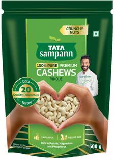 Tata Sampann Premium Quality Kaju, 100% Pure Cashews