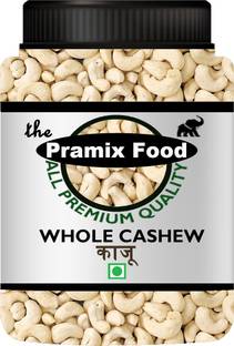 Pramix Whole Cashews/Kaju | Tasty, Crunchy | Immunity Boosting Nuts - 250g Cashews