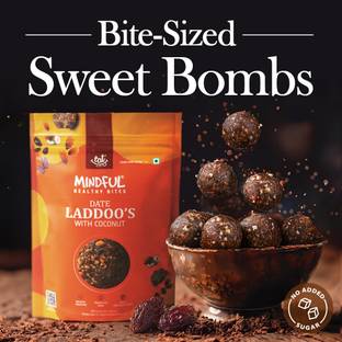 Eat Anytime Sugar Free Dates Laddoo's With Coconut Flavour - Super Saver Pack of 30 Dates