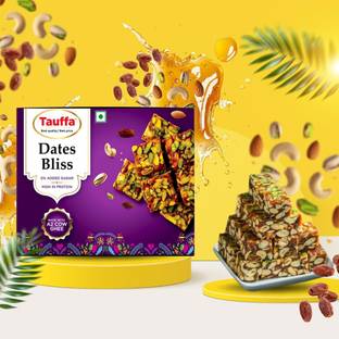 Tauffa Healthy Dry Fruit Energy Bites | Made with A2 Ghee | Sugar-Free Snack Dates, Pistachios, Almonds, Cashews