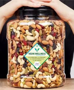 Vedik Welness Healthy Mix Seeds and Dry Fruits Dry Fruits Nutmix Assorted Seeds & Nuts