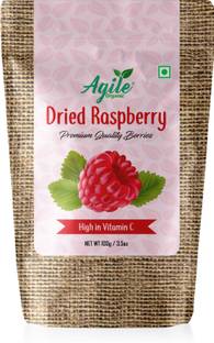 Agile Organic Dried Raspberry, 100g Raspberries