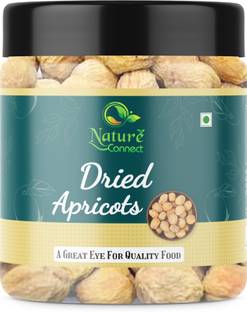 NATURE CONNECT Dried Apricot, Soft and Big Size Khumani | Dried Apricot Dry Fruits | Jar Pack Apricots