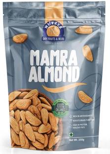 NUTZEE Premium Mamra Almonds (Mamra Giri) – Natural & Crunchy Superfood Almonds