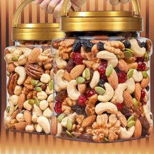 Get Fresh 09Dry Fruits Nut Mix Black & Green Raisin,Almonds,Cashews,Apricot,Pistachios,