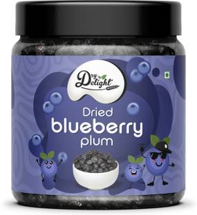 DRYDELIGHT Premium Dried Blueberry | Whole & Unsweeetened | No Sugar Added | Low Fat Snack Blueberry