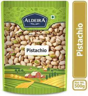 Aldeira Pista Roasted and Salted 500gm Pack Dry Fruits Pistachios