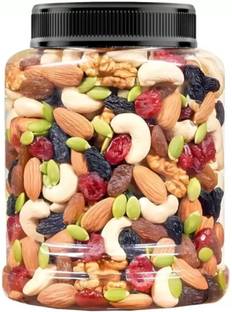 YUM YUM Mix Dry Fruit | Panchmeva | 250GM | JAR | Almonds, Cashews, Raisins, Dry Dates, Apricots, Kiwi