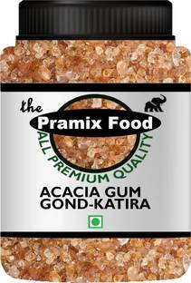 Pramix Acacia Edible Gum | Babool Gond for Ladoo | Kikar, Dink,Gum Arabic, 900g (100% Natural Tragacanth Crystals) Dried Gum