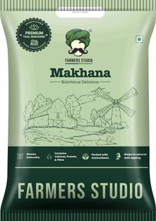 FARMERS STUDIO Premium Makhana | Rasgulla Size Fox Nut