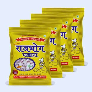 Rajbhog Plain Makhana No Added Artificial Flavours Fox Nut Fox Nut
