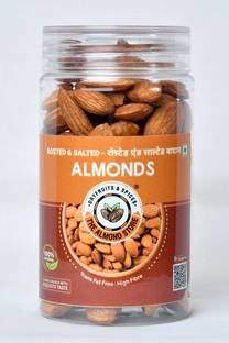 the almond store SALTED ROASTED ALMOND |HEALTY SNACKS|CRUNCHY MUNCHY Almonds