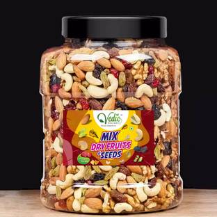 vedic Wellness Natural and Premium Healthy Mix Dryfruits | Super Fitness Nutmix Dry Fruits Assorted Seeds & Nuts