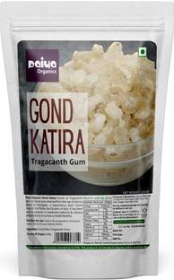 paiya organics Gond Katira Pure Organic Edible Tragacanth Gum for Smoothies & Falooda Drinks Dried Gum