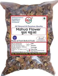 SS520 Mahua Flower Dried 400g. Madhuca Longifolia Phool Mahuya Fruit from Village Tree Golden Berries